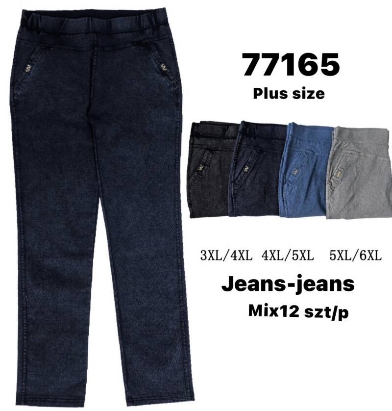 Spodnie damskie Roz 3XL-6XL, Mix Kolor Paczka 12 szt 1