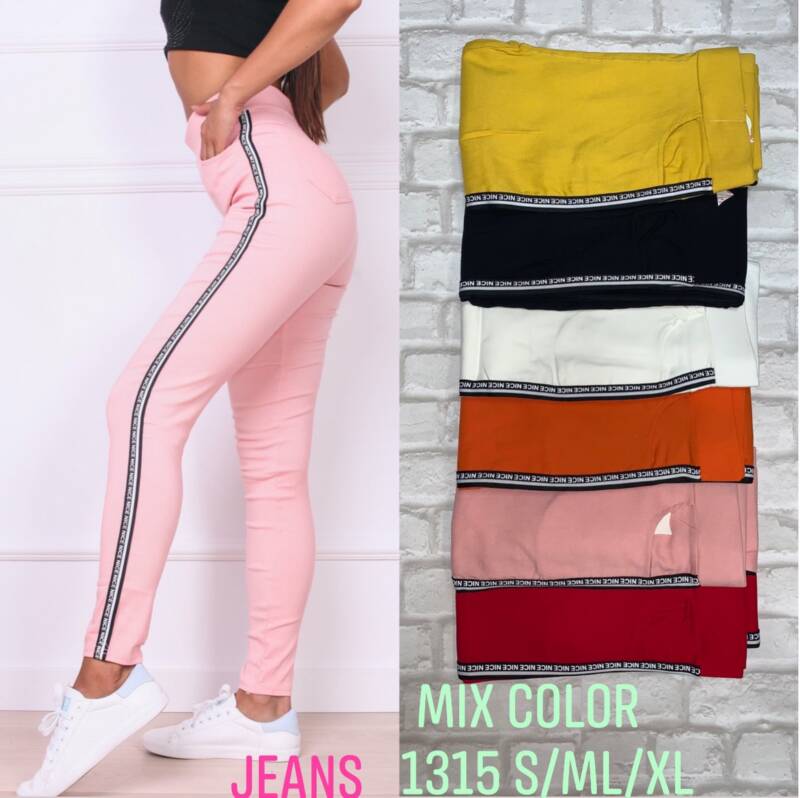 Leginsy damskie Roz S/M-L/XL, Mix Kolor Paczka 12 szt 1