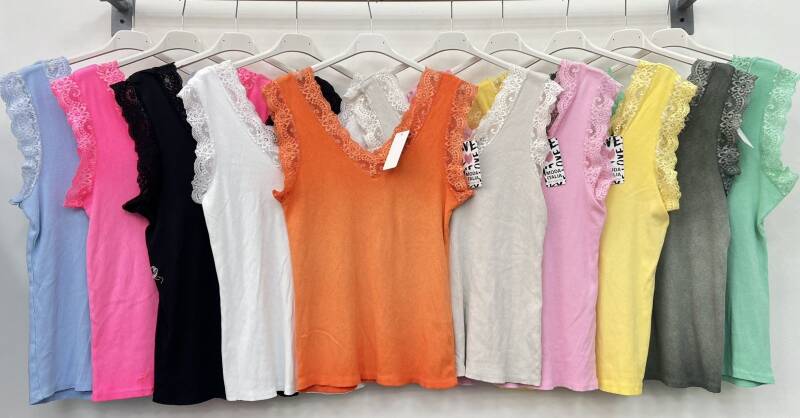 Bluzki damskie (Włoskie produkt) Roz Standard, Mix Kolor Paczka 5 szt 1