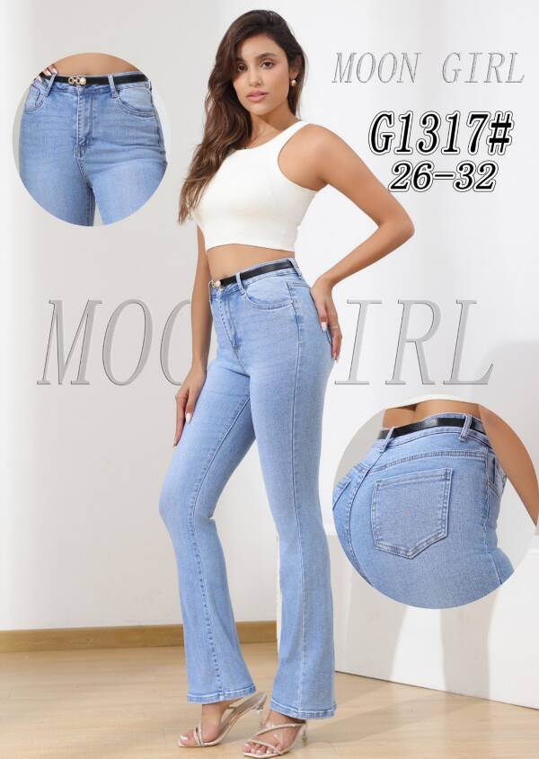 Spondnie damskie jeansy Roz 26-32, 1 Kolor Paczka 10 szt 1