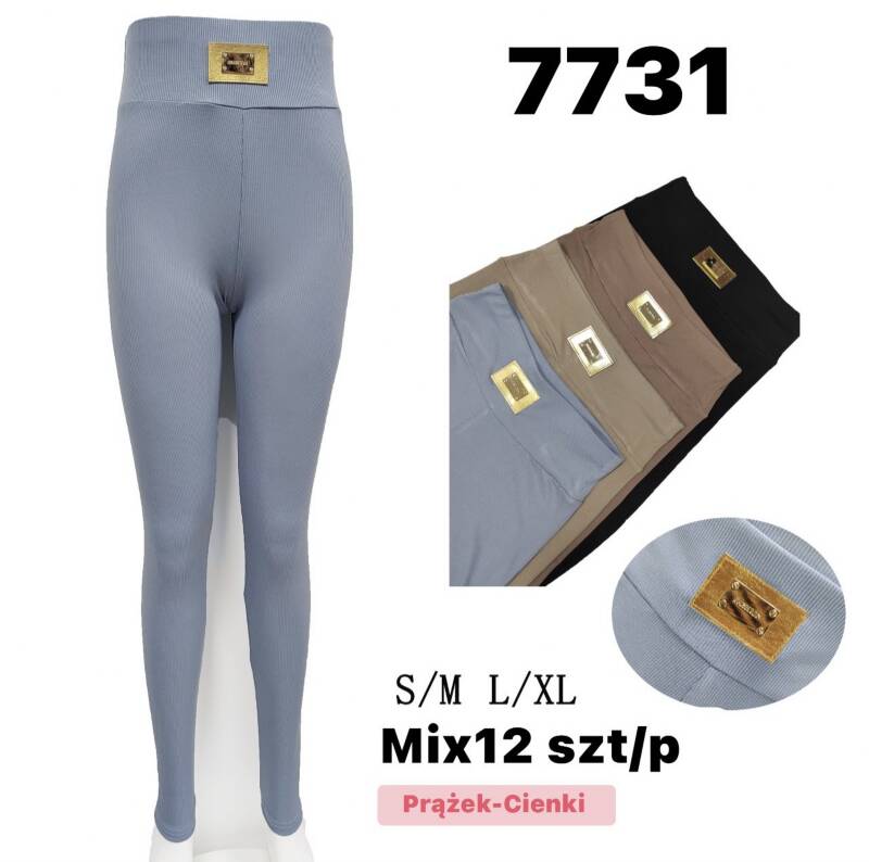Leginsy damskie Roz S/M-L/XL, Mix Kolor Paczka 12 szt 1