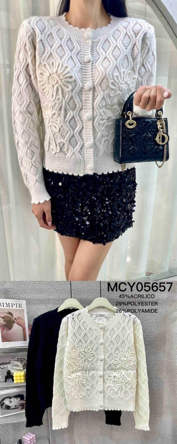 Swetry damskie (Francja produkt) Roz Standard, Mix Kolor Paczka 6 szt 1