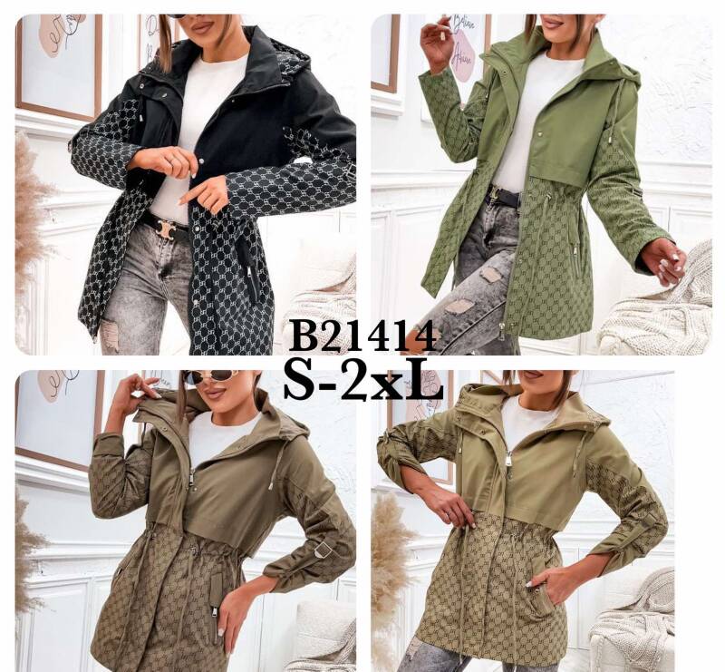 Kurtki damskie cienki Roz S-2XL, 1 Kolor Paczka 5 szt 1