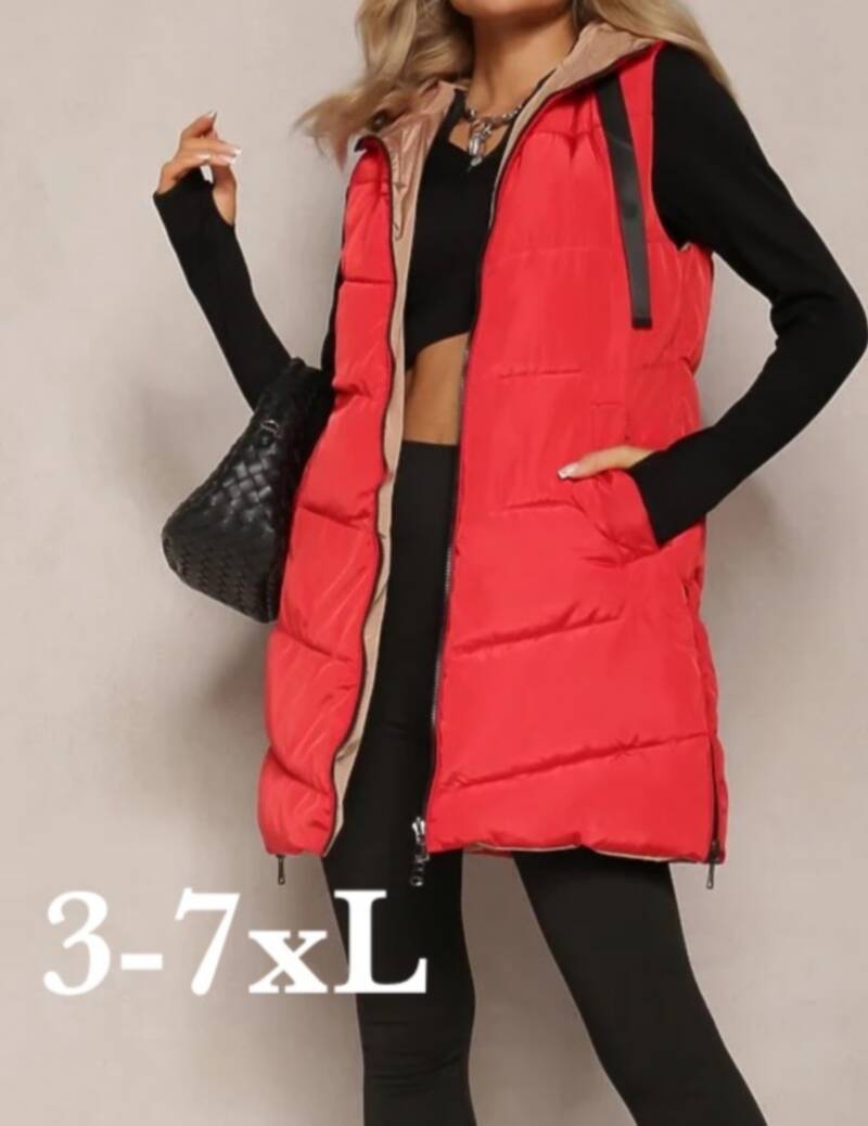 Kamizelka damkie Roz 3XL-7XL, 1 Kolor Paczka 5 szt 1