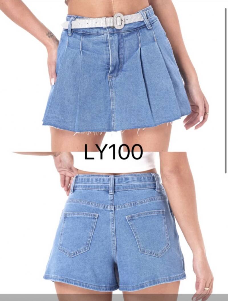 Szorty damskie jeansy Roz XS-XL, 1 Kolor Paczka 10 szt 1