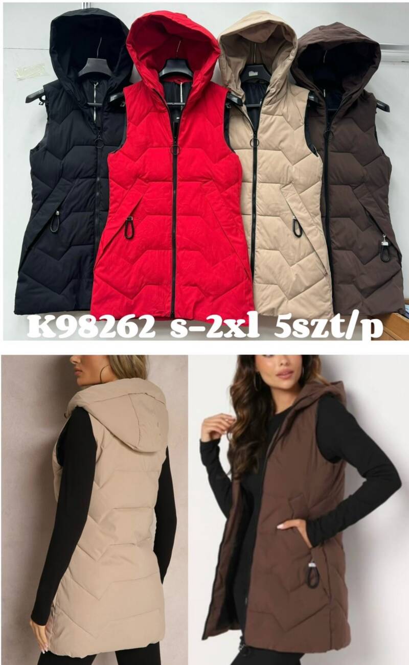 Kamizelka damkie Roz S-2XL, 1 Kolor Paczka 5 szt 1