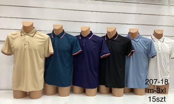 Bluzka męskie Roz M-3XL, Mix Kolor Paczka 15 szt 1