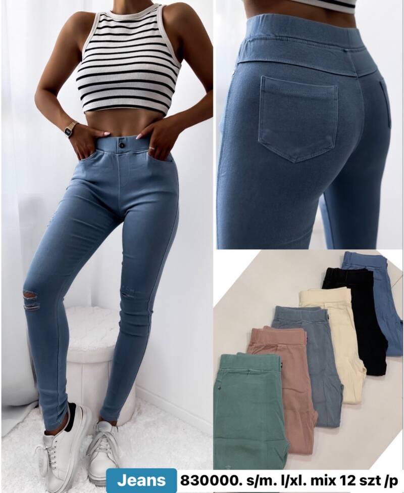 Spondnie damskie Roz S/M-L/XL, Mix Kolor Paczka 12 szt