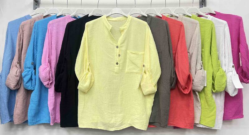 Koszule damskie (Włoskie produkt) Roz Standard, Mix Kolor Paczka 5 szt 1