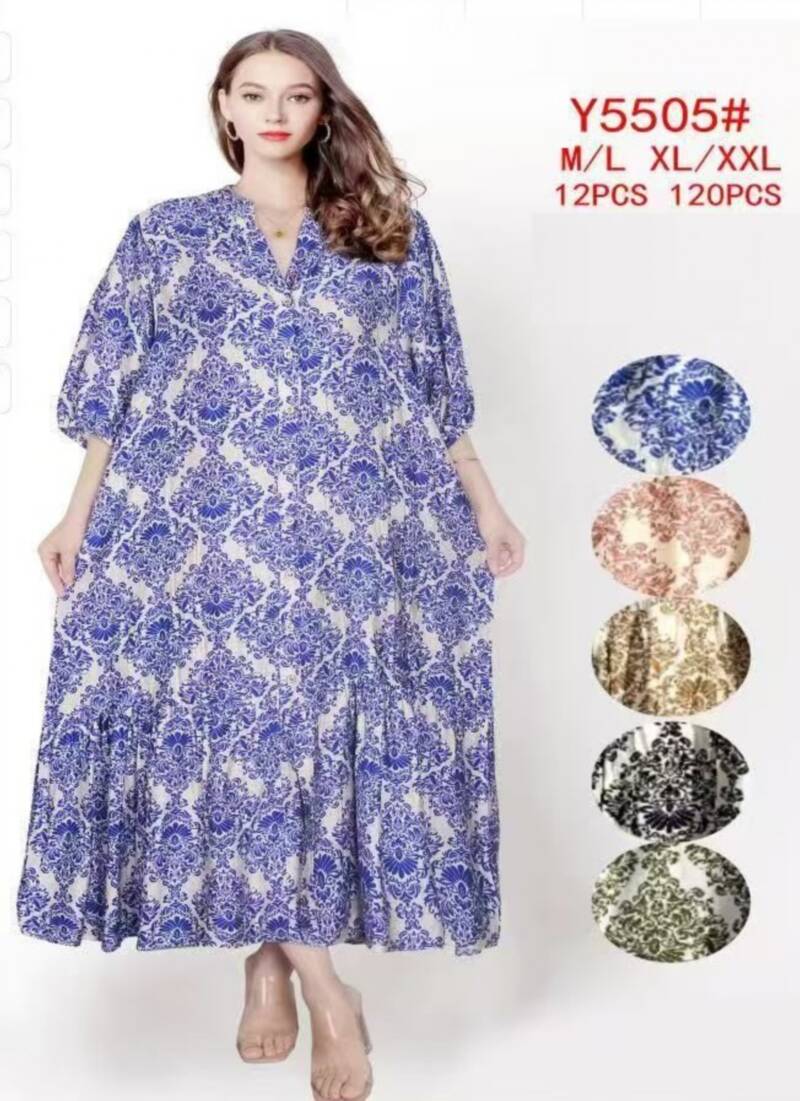 Sukienki damskie Roz M/L-XL/2XL, Mix Kolor Paczka 12 szt 1