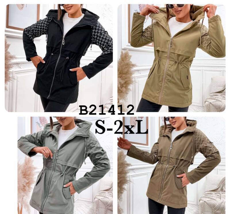 Kurtki damskie cienki Roz S-2XL, 1 Kolor Paczka 5 szt 1