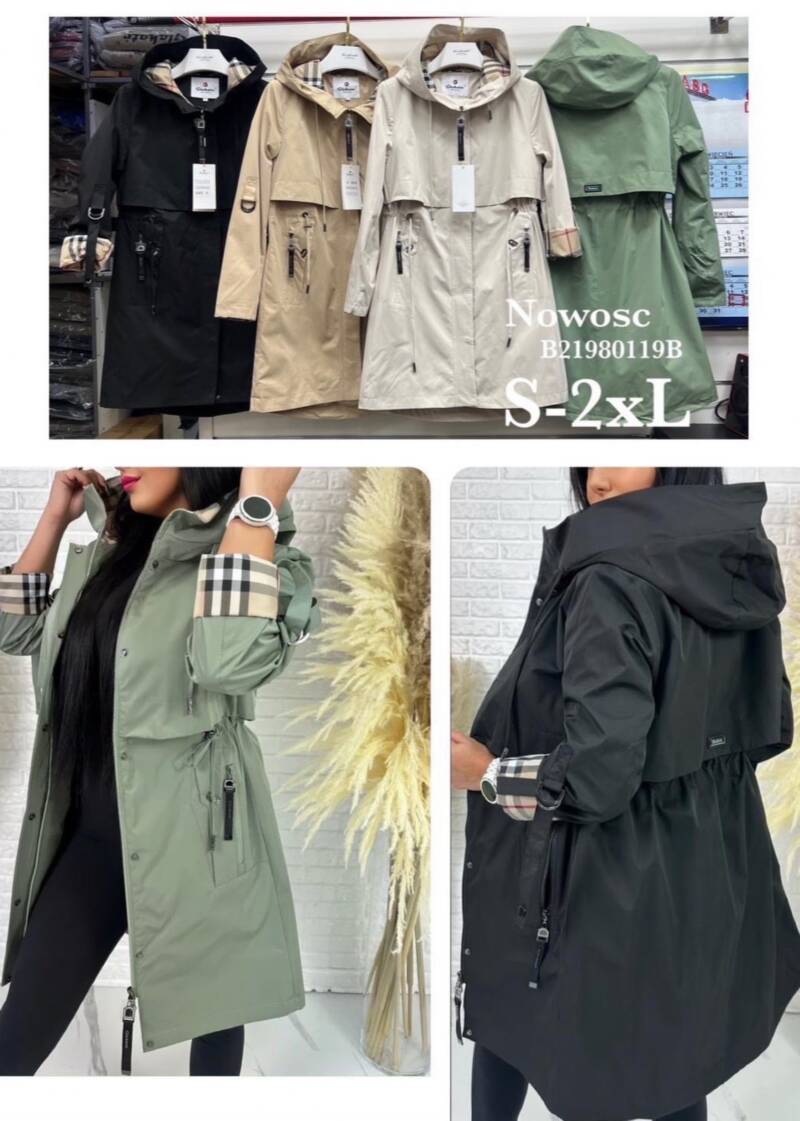 Kurtki damskie cienki Roz S-2XL, 1 Kolor Paczka 5 szt 1