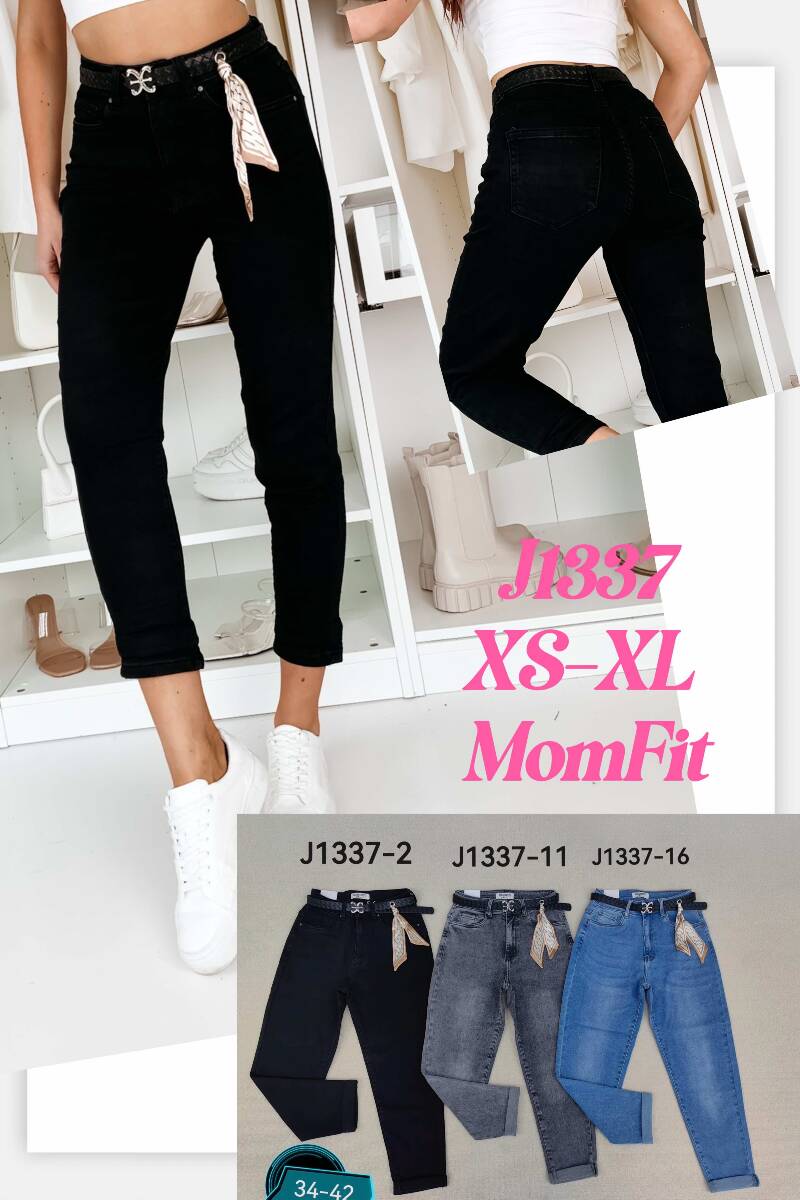 Spondnie damskie jeansy Roz XS-XL, 1 Kolor Paczka 10 szt