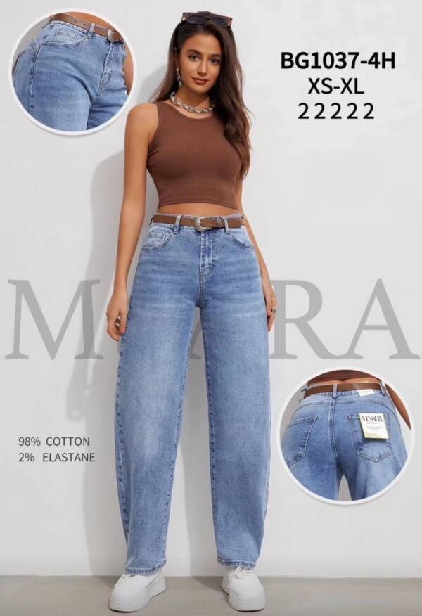 Spondnie damskie jeansy Roz XS-XL, 1 Kolor Paczka 10 szt