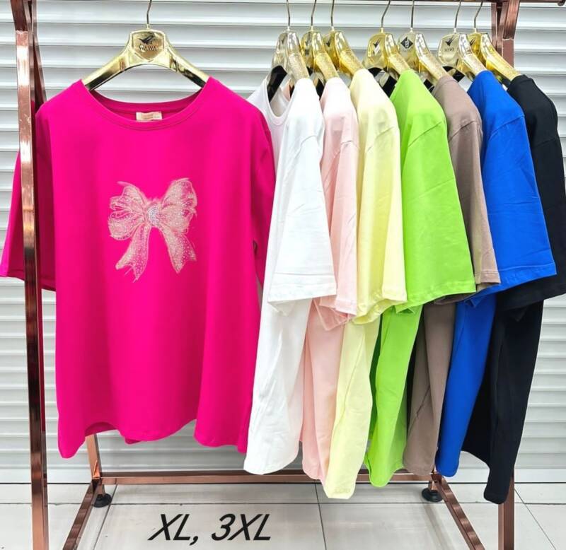 Bluzki damskie (Turecki produkt) Roz XL-3XL, Mix Kolor Paczka 2 szt 1