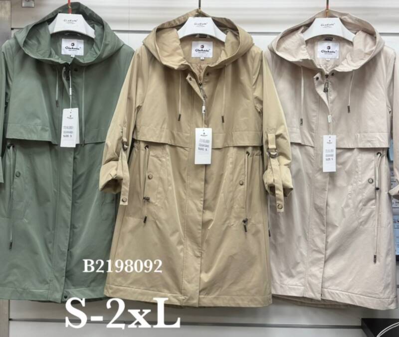 Kurtki damskie cienki Roz S-2XL, 1 Kolor Paczka 5 szt 1