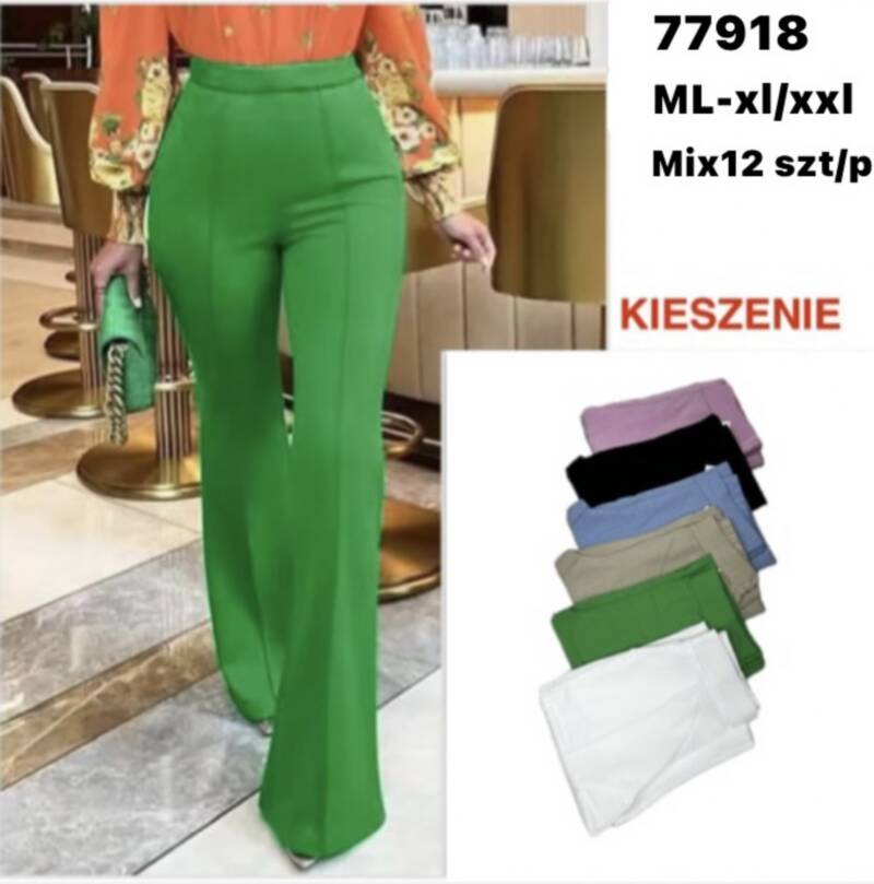 Spodnie damskie Roz M-2XL, Mix Kolor Paczka 12 szt 1