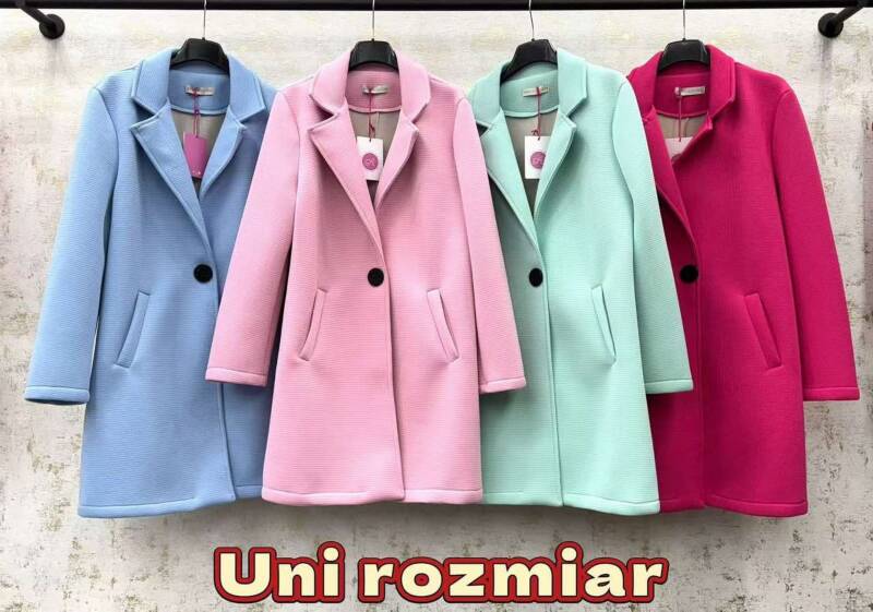 Płaszcze damskie (Włoskie produkt) Roz Standard, Mix Kolor Paczka 5 szt