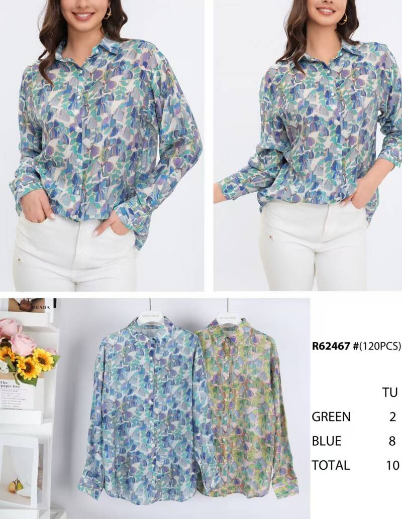 Koszula damska (Francja produkt) Roz Standard, Mix Kolor, Paczka 10 szt