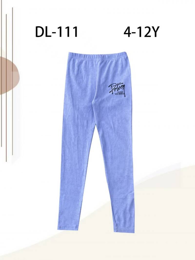 Leginsy dziewczęcy. Roz 4-12, Mix Kolor Paczka 5 szt.