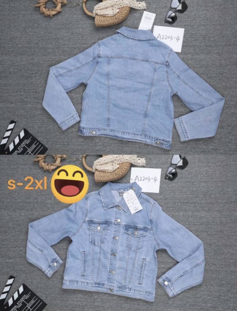 Kurtki damskie jeansy Roz S-2XL, 1 Kolor Paczka 10 szt 1