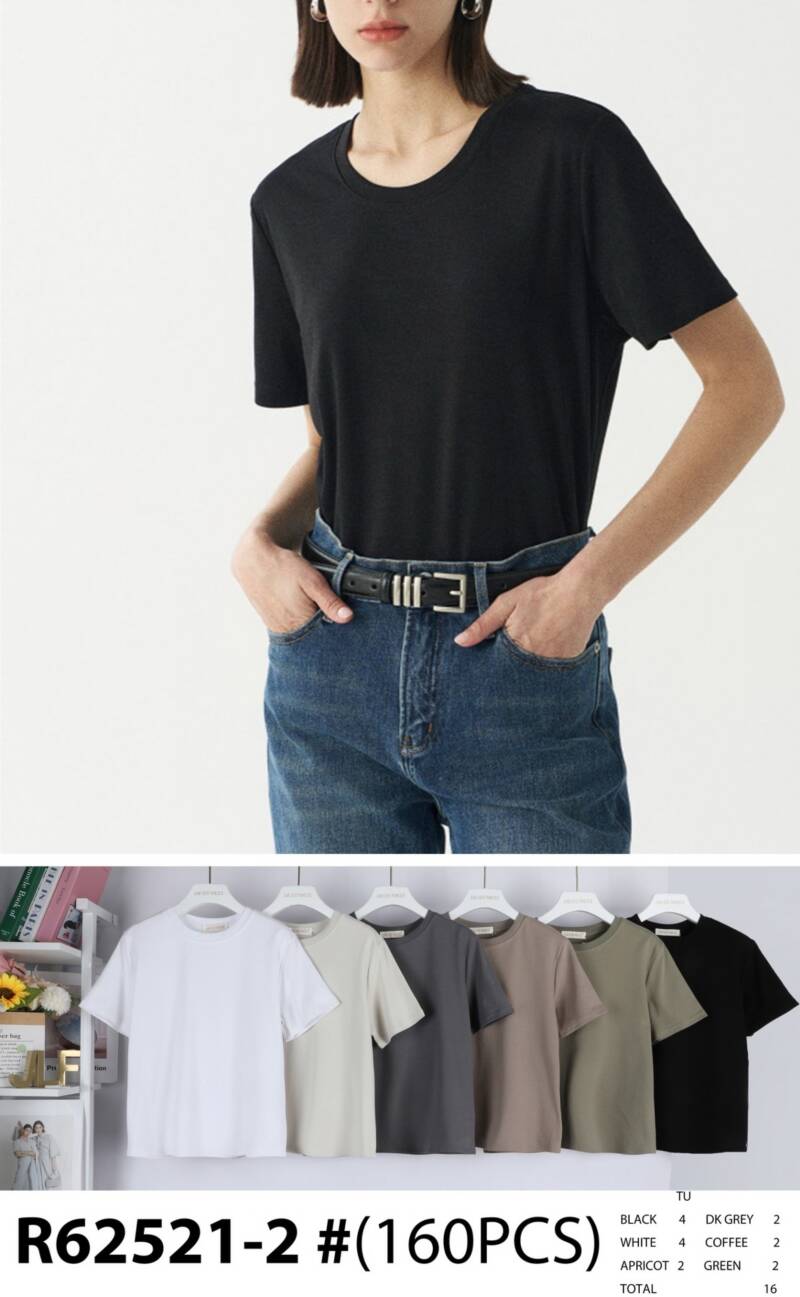 Bluzki damskie (Francja produkt) Roz Standard, Mix Kolor, Paczka 16 szt