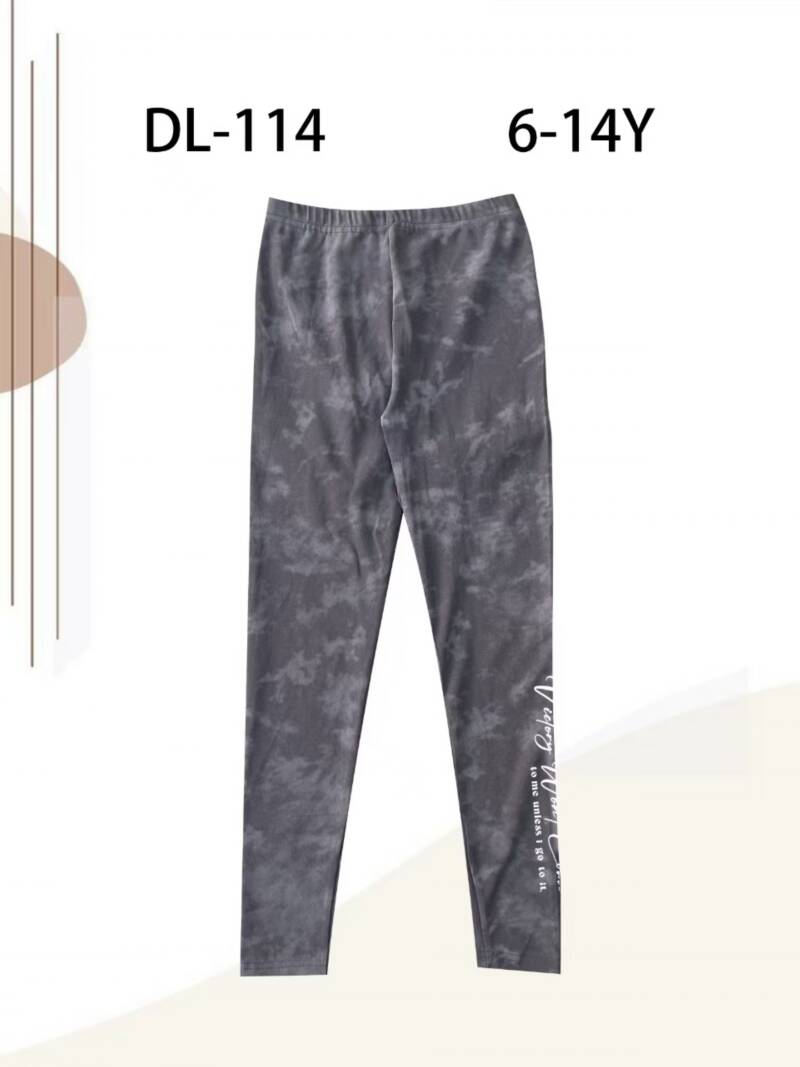 Leginsy dziewczęcy. Roz 6-14, Mix Kolor Paczka 5 szt. 1