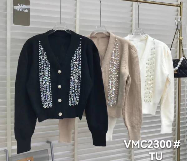 Swetry damskie (Francja produkt) Roz Standard, Mix Kolor Paczka 12 szt 1