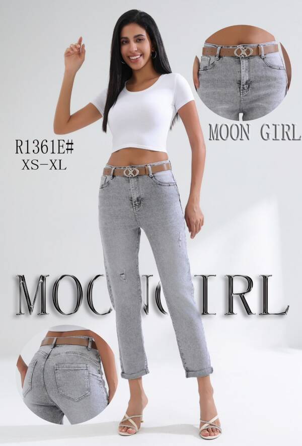 Spondnie damskie jeansy Roz XS-XL, 1 Kolor Paczka 10 szt