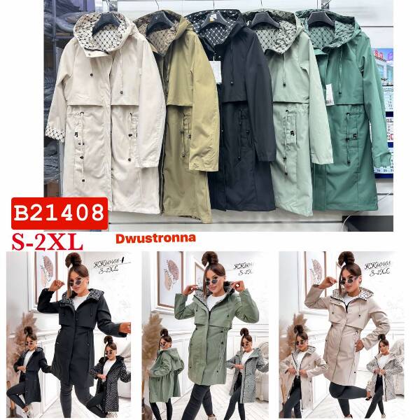 Kurtki damskie cienki Roz S-2XL, 1 Kolor Paczka 5 szt