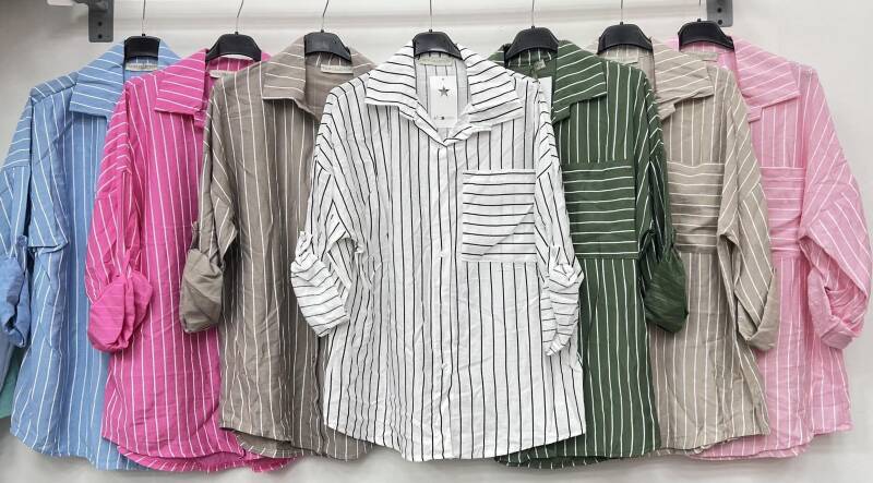 Koszule damskie (Włoskie produkt) Roz Standard, Mix Kolor Paczka 5 szt 1