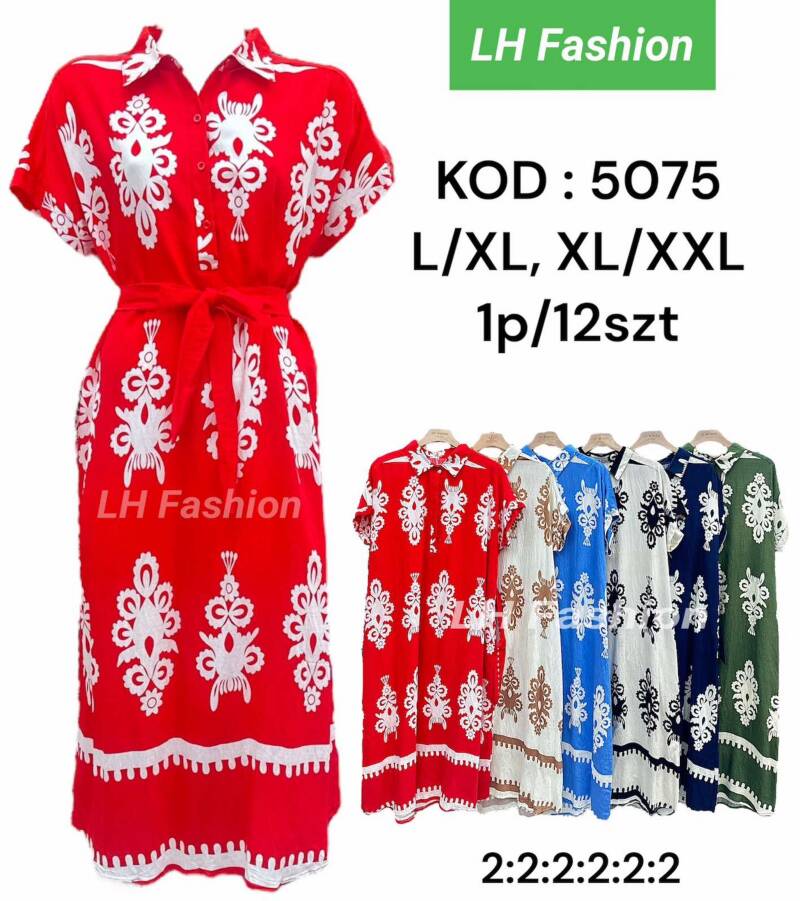 Sukienki damskie Roz L-2XL, Mix Kolor Paczka 12 szt 1