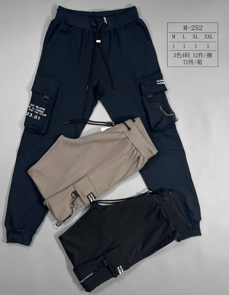 Spodnie dresowe meskie Roz M-2XL, Mix Kolor Paczka 12 szt 1