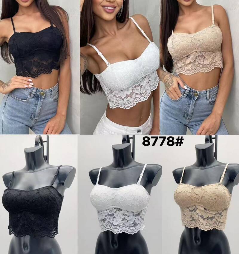 Topy damskie (Włoskie produkt) Roz Standard, Mix Kolor Paczka 5 szt