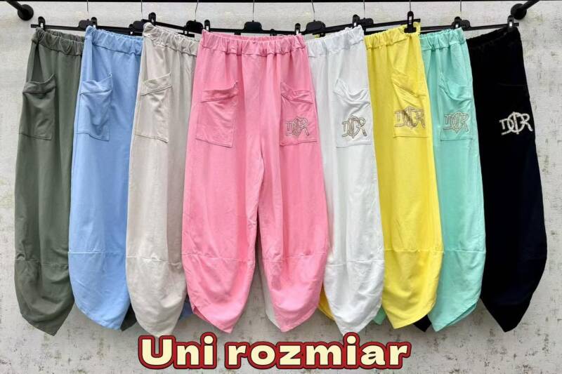 Spodnie damskie (Włoskie produkt) Roz Standard, Mix Kolor Paczka 5 szt