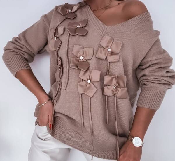 Swetry damskie (Francja produkt) Roz Standard,1 Kolor Paczka 5 szt