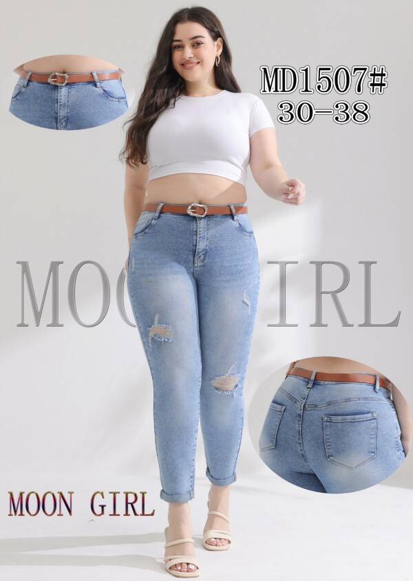 Spondnie damskie jeansy Roz 30-38, 1 Kolor Paczka 10 szt