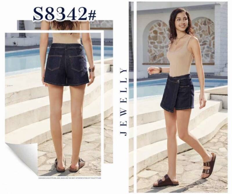 Szorty damskie jeansy Roz XS-XL, 1 Kolor Paczka 10 szt