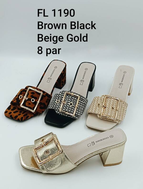 Klapki damskie Roz 36-41/ 8 par 1