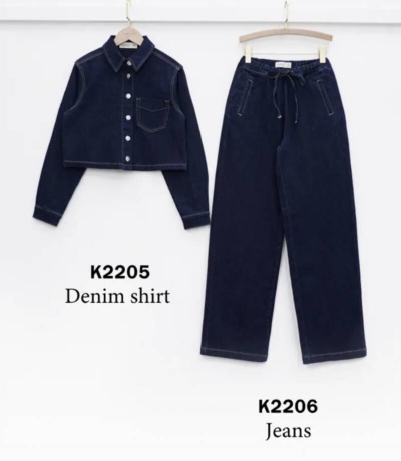 Komplet damskie jeansy Roz XS-XL, 1 Kolor Paczka 5 szt