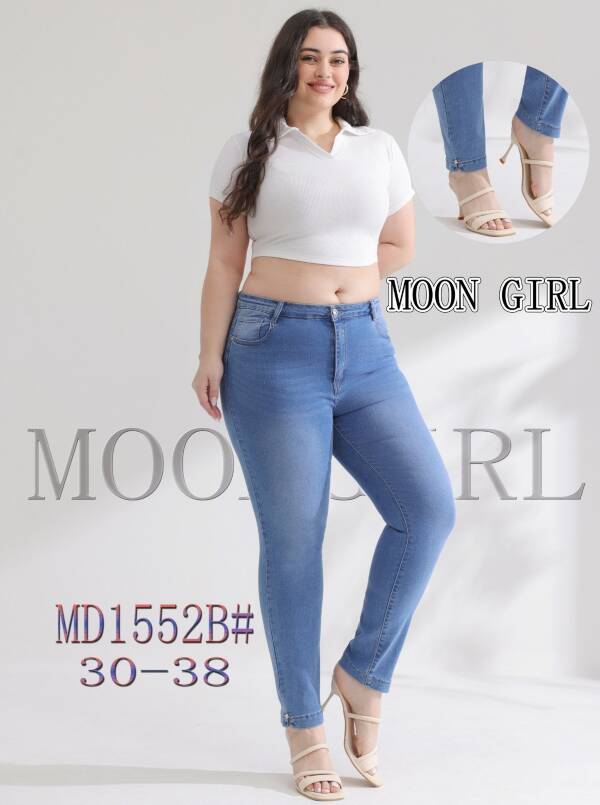 Spondnie damskie jeansy Roz 30-38, 1 Kolor Paczka 10 szt 1