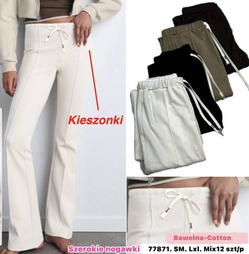 Spodnie damskie Roz S/M-L/XL, Mix Kolor Paczka 12 szt