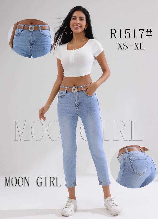 Spondnie damskie jeansy Roz XS-XL, 1 Kolor Paczka 10 szt 1