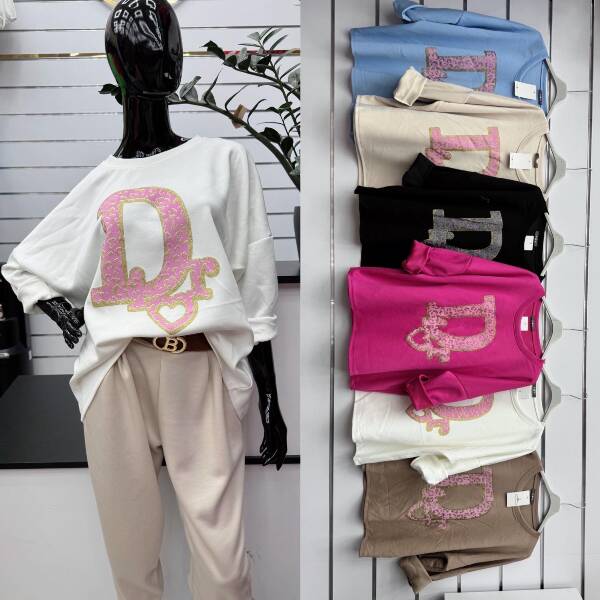 Bluzki damskie (Włoskie produkt) Roz Standard, Mix Kolor Paczka 5 szt