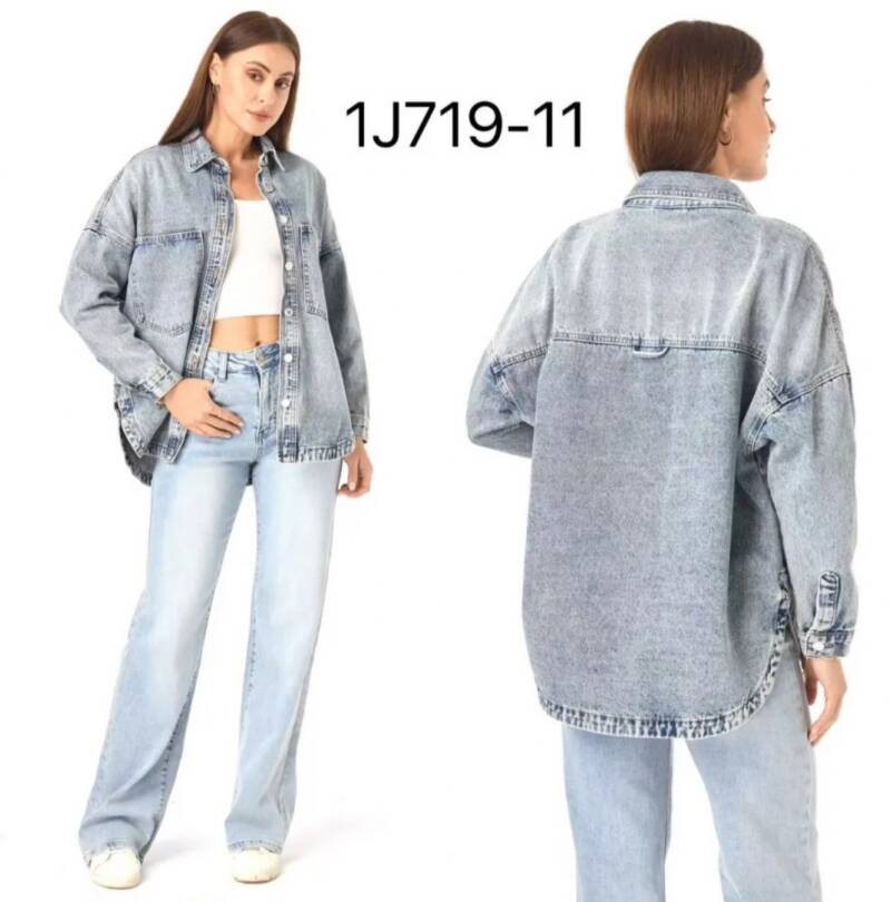 Kurtki damskie jeansy Roz XS-XL, 1 Kolor Paczka 10 szt