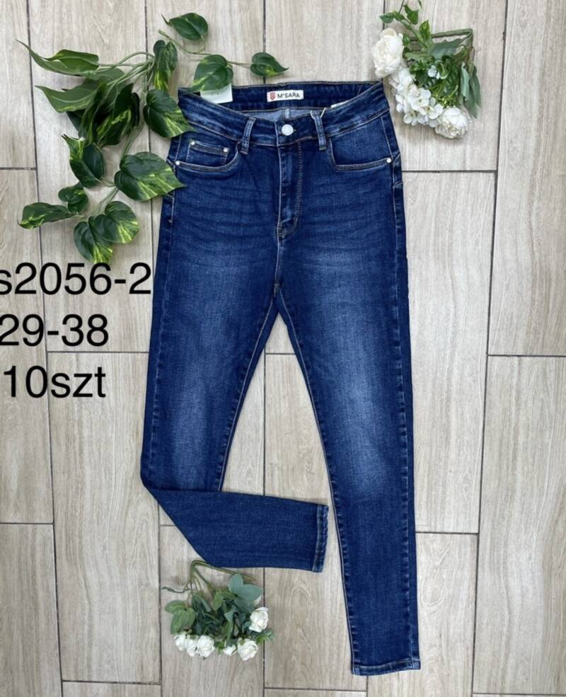 Spondnie damskie jeansy Roz 29-38, 1 Kolor Paczka 10 szt 1