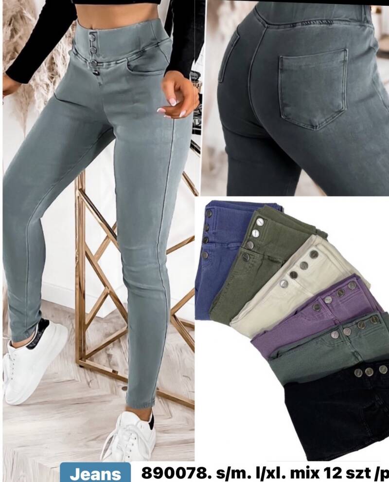 Spondnie damskie Roz S/M-L/XL, Mix Kolor Paczka 12 szt 1