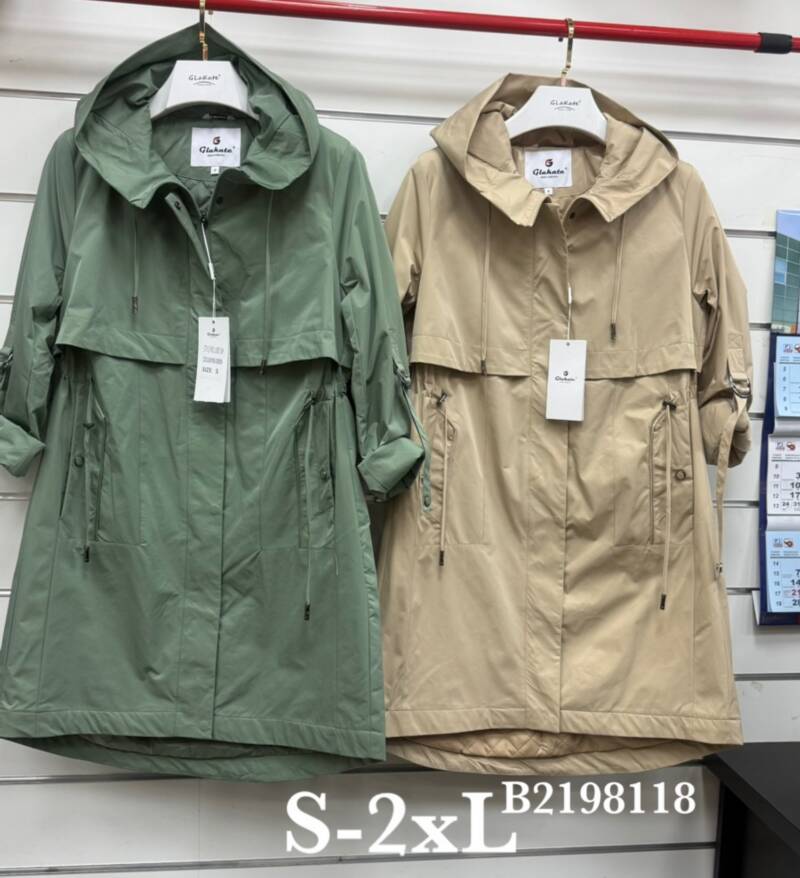 Kurtki damskie cienki Roz S-2XL, 1 Kolor Paczka 5 szt