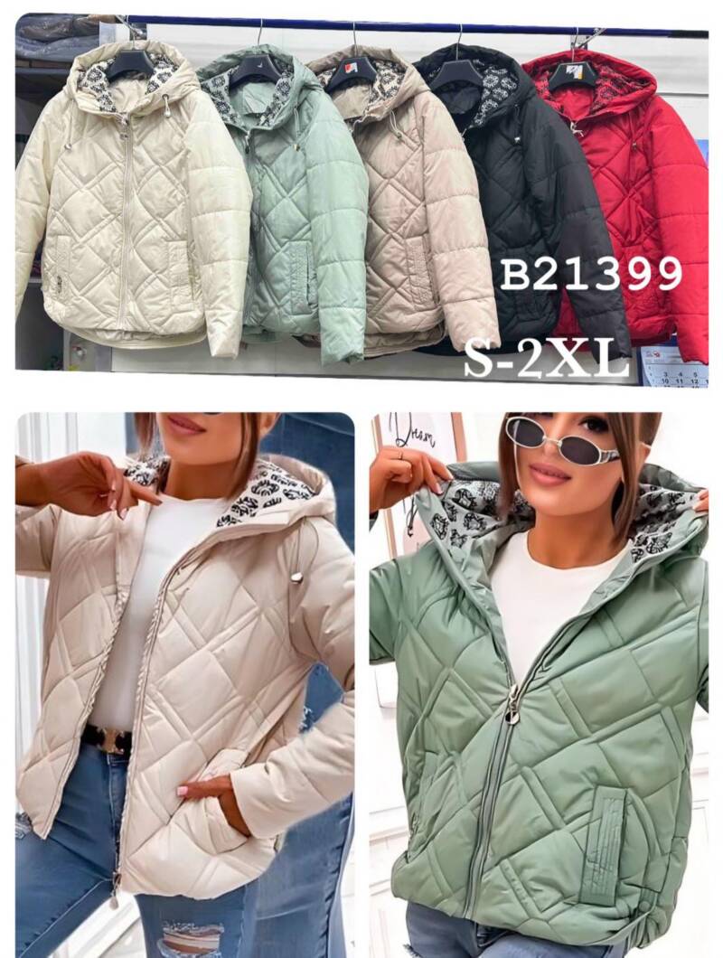 Kurtki damskie cienki Roz S-2XL, 1 Kolor Paczka 5 szt 1