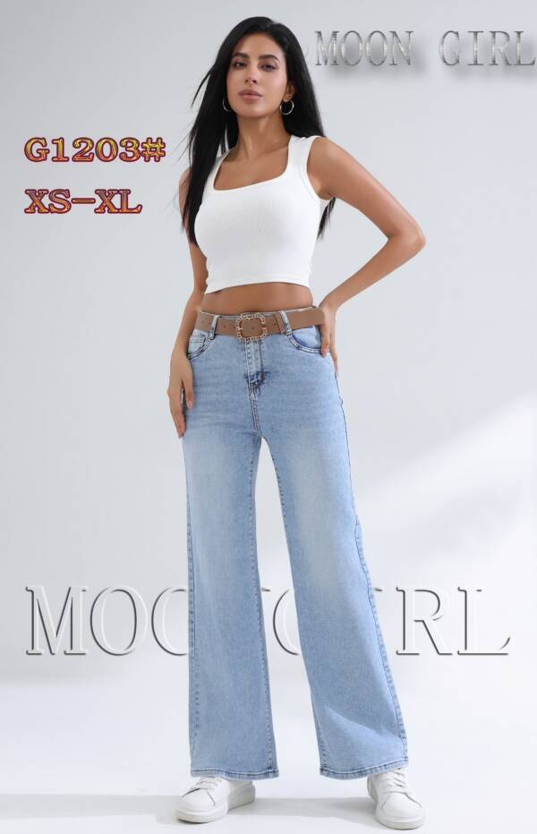 Spondnie damskie jeansy Roz XS-XL, 1 Kolor Paczka 10 szt 1